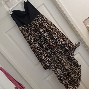 Leopard sexy dress